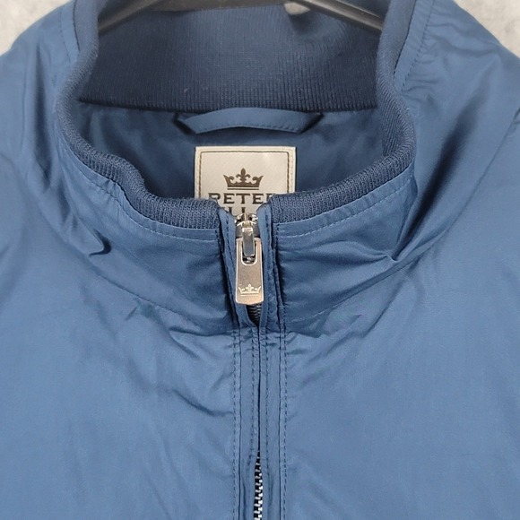 Peter Millar BMW Championship Jacket Men's XL Navy Blue Full Zip Golf Pockets - Picture 5 of 14